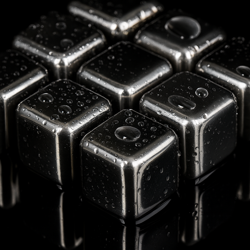 Stainless Steel Ice Cubes